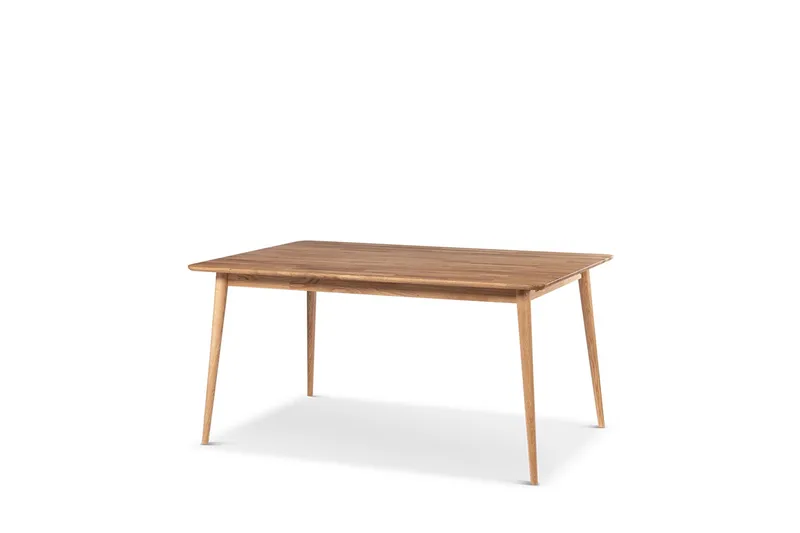 Alborg Spisebord 180 cm i heltre for 6 personer i heltre - Brun/Natur - Møbler - Bord - Spisebord & kjøkkenbord