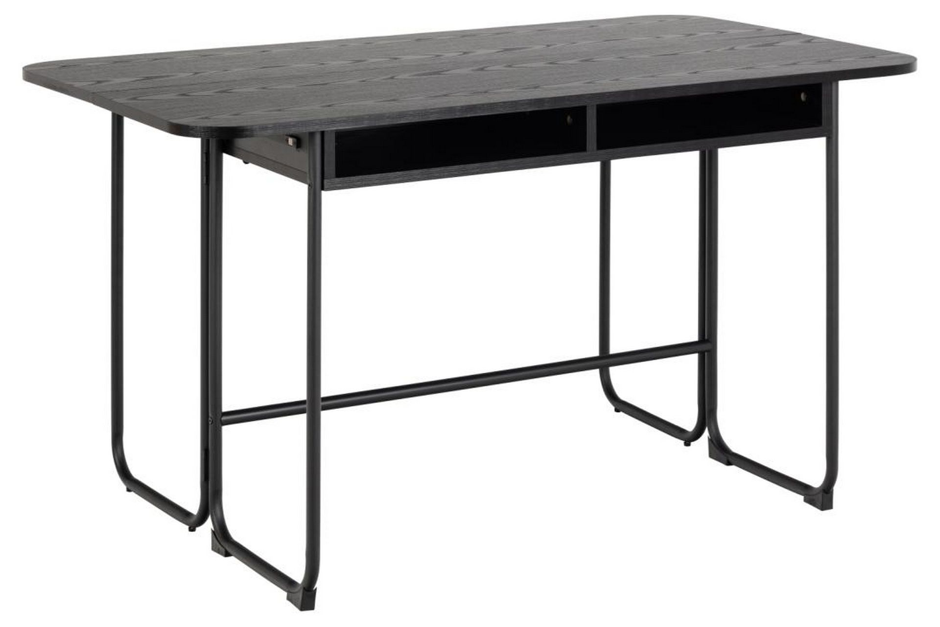 Alborga Spisebord 140 cm Rektangulært - Svart - Møbler - Bord - Spisebord & kjøkkenbord