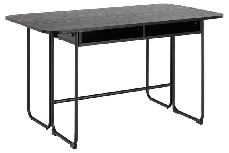 Alborga Spisebord 140 cm Rektangulært - Svart - Møbler - Bord - Spisebord & kjøkkenbord