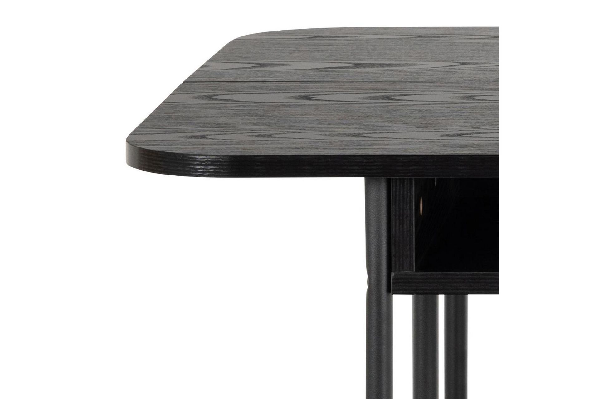 Alborga Spisebord 140 cm Rektangulært - Svart - Møbler - Bord - Spisebord & kjøkkenbord