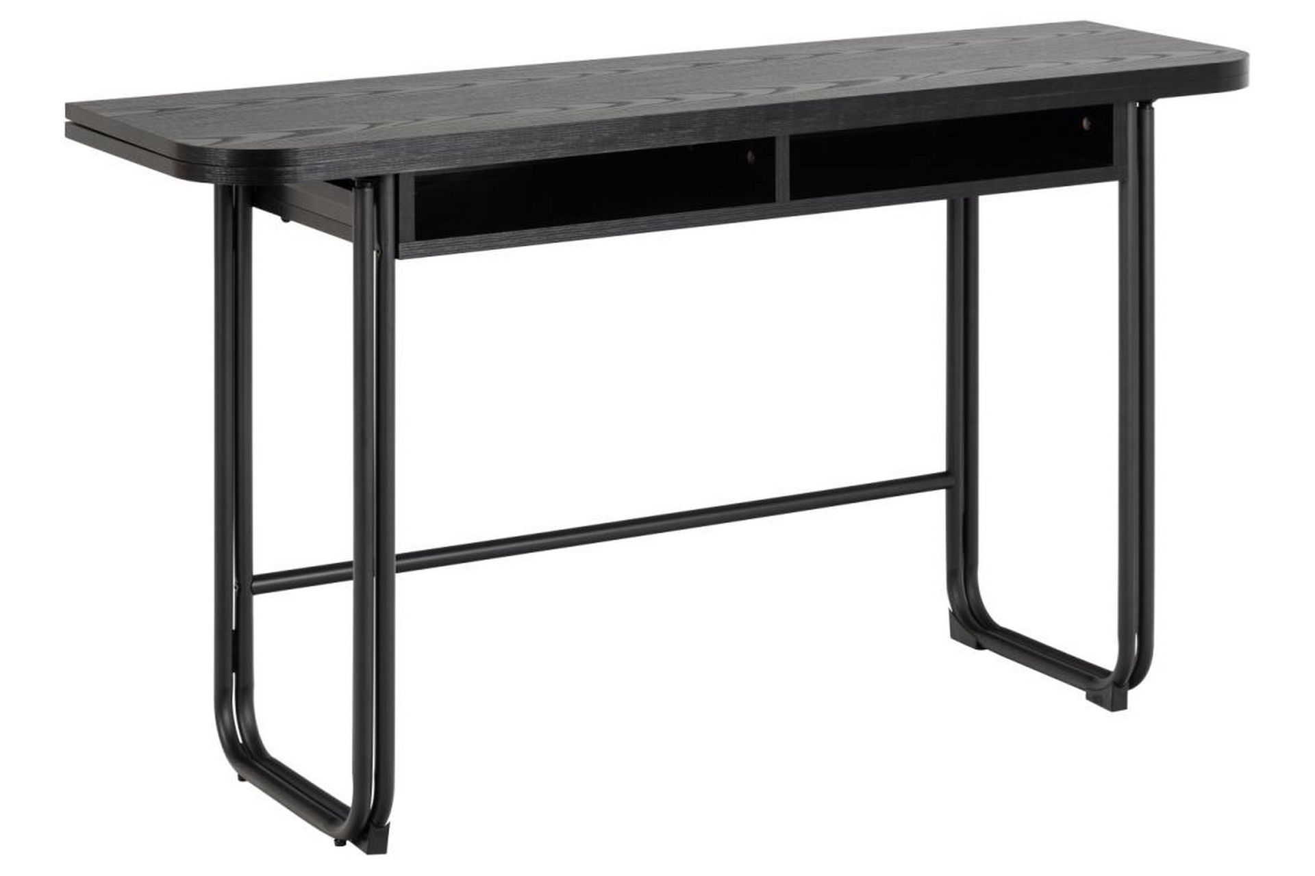 Alborga Spisebord 140 cm Rektangulært - Svart - Møbler - Bord - Spisebord & kjøkkenbord