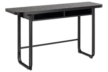 Alborga Spisebord 140 cm Rektangulært - Svart - Møbler - Bord - Spisebord & kjøkkenbord