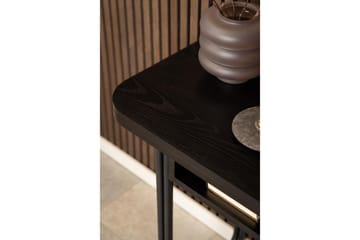 Alborga Spisebord 140 cm Rektangulært - Svart - Møbler - Bord - Spisebord & kjøkkenbord