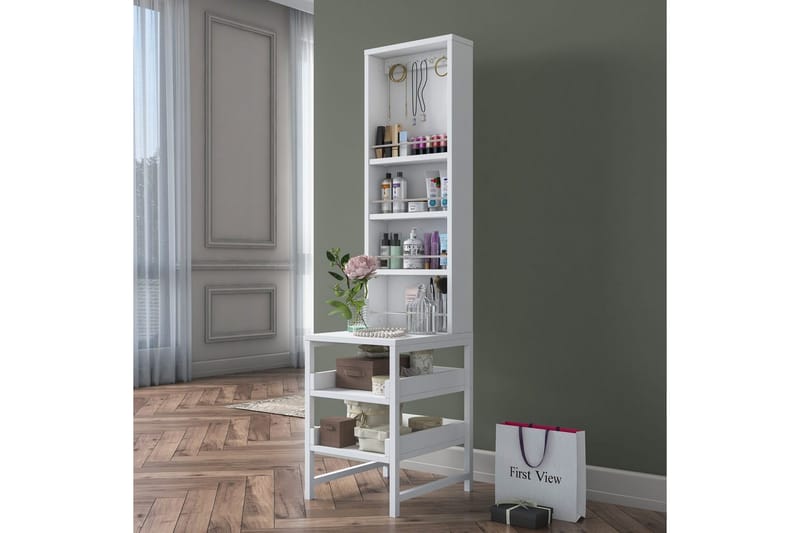 Aldros Sminkebord 35 cm - Hvit - Møbler - Bord - Sminkebord & toalettbord