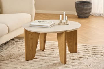 Alkha Sofabord 80 cm - Beige - Møbler - Bord - Sofabord