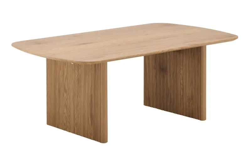 Alma rektangulært sofabord 120 cm i tre, Eik