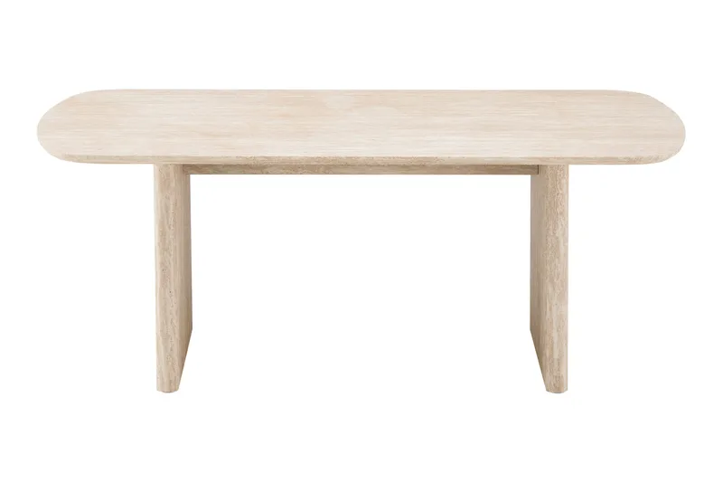 Alma rektangulært sofabord 120 cm i tre - Travertin - Møbler - Bord - Sofabord