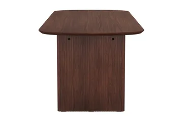 Alma rektangulært spisebord 180 × 90 cm finer - Valnøtt - Møbler - Bord - Spisebord & kjøkkenbord