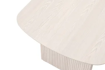 Alma rektangulært spisebord 180x90 cm finér - Hvitlasert eik - Møbler - Bord - Spisebord & kjøkkenbord