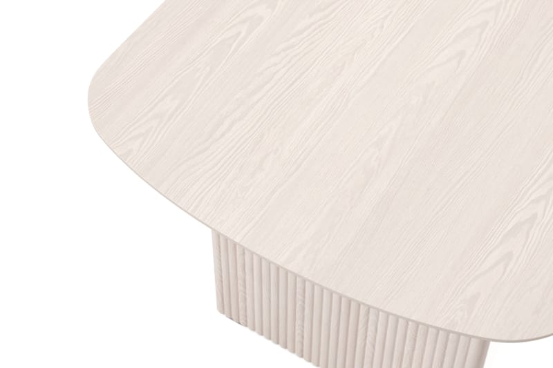 Alma rektangulært spisebord 180x90 cm finér - Hvitlasert eik - Møbler - Bord - Spisebord & kjøkkenbord