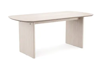 Alma rektangulært spisebord 180x90 cm finér - Hvitlasert eik - Møbler - Bord - Spisebord & kjøkkenbord