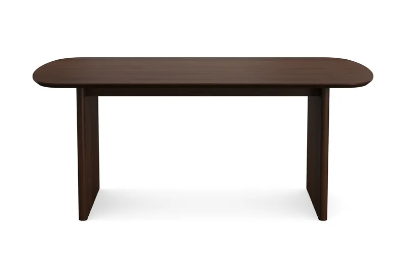 Alma rektangulært spisebord 180x90 cm finér - Røkt eik - Møbler - Bord - Spisebord & kjøkkenbord