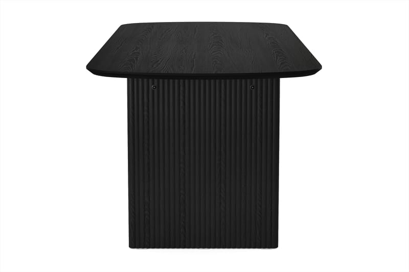 Alma rektangulært spisebord 180x90 cm finér - Svartbeiset eik - Møbler - Bord - Spisebord & kjøkkenbord