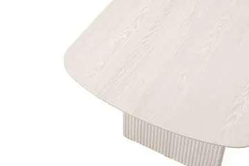 Alma rektangulært spisebord 220 × 100 cm finer - Hvitlasert eik - Møbler - Bord - Spisebord & kjøkkenbord
