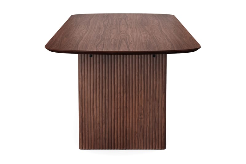 Alma rektangulært spisebord 220 × 100 cm finer - Valnøtt - Møbler - Bord - Spisebord & kjøkkenbord