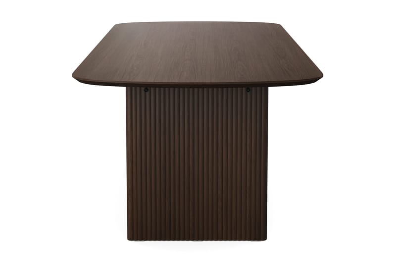 Alma rektangulært spisebord 220x100 cm finér - Røkt eik - Møbler - Bord - Spisebord & kjøkkenbord