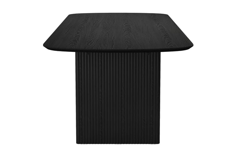 Alma rektangulært spisebord 220x100 cm finér - Svart - Møbler - Bord - Spisebord & kjøkkenbord