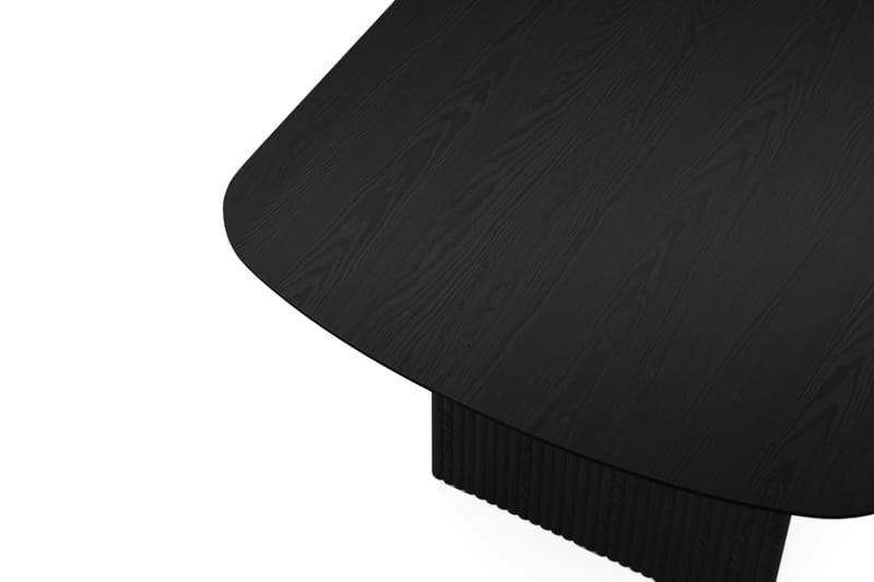 Alma rektangulært spisebord 220x100 cm finér - Svart - Møbler - Bord - Spisebord & kjøkkenbord