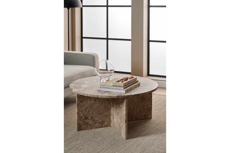 Alruba Sofabord 90 cm - Brun - Møbler - Bord - Sofabord