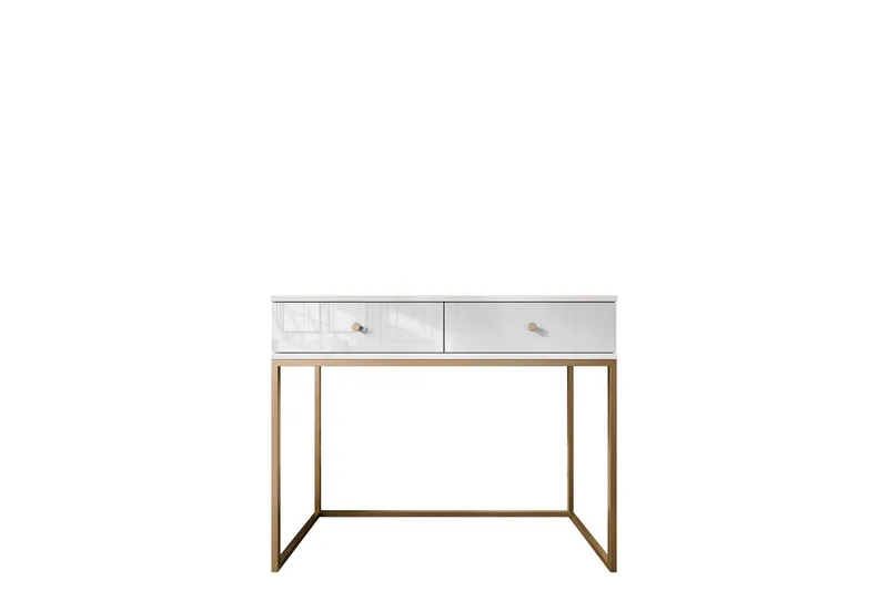 Altenau Sminkebord 100x40 cm, Hvit