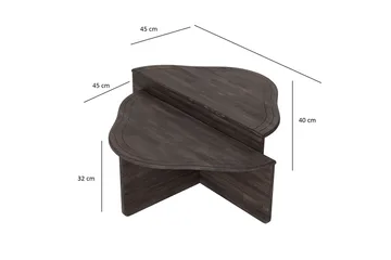 Altopiano Sofabord 90 cm - Antrasitt - Møbler - Bord - Sofabord