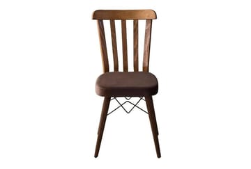 Alvryn spisegruppe bord 130 cm + 4 stoler - Brun - Møbler - Bord - Spisegrupper