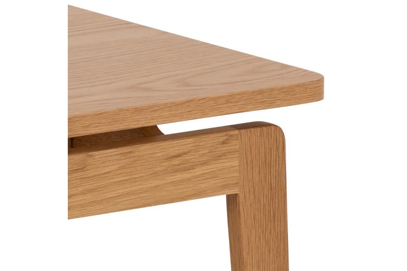 Amasi 80 cm Kvadratisk Sofabord med Svevende Bordplate i Eik - Brun - Møbler - Bord - Sofabord