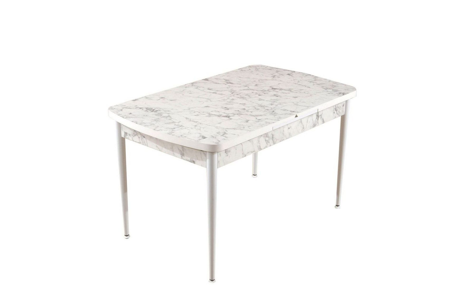 Amerbach Spisebord 132 cm Rektangulær - Hvit/Grå