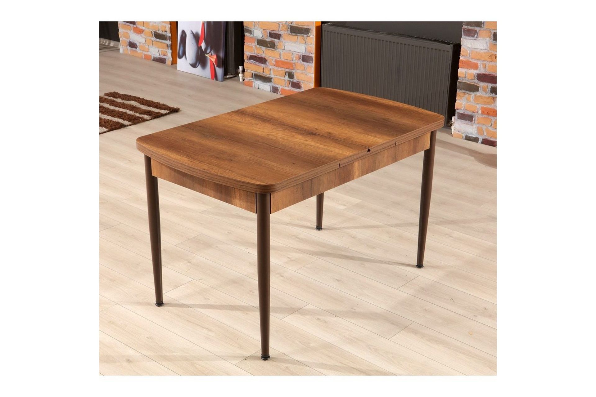 Amerbach Spisebord 132 cm Rektangulær - Valnøtt/Brun