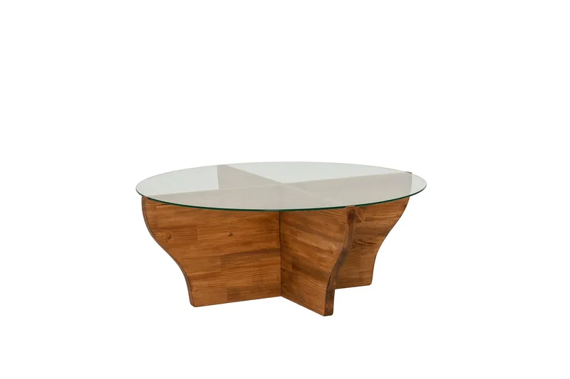 Amphora Sofabord 92 cm, Brun