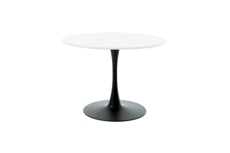 Ankar Spisebord 100 cm Rundt - Hvit - Møbler - Bord - Spisebord & kjøkkenbord
