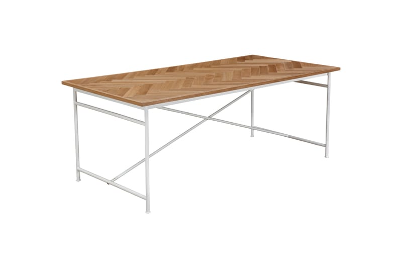 Antwerp Spisebord 200 cm - Hvit - Spisebord & kjøkkenbord