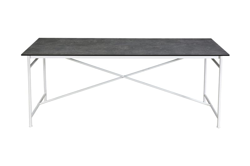 Antwerp Spisebord 200 cm - Hvit/Grå - Spisebord & kjøkkenbord