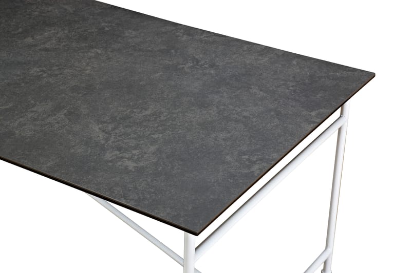 Antwerp Spisebord 200 cm - Hvit/Grå - Spisebord & kjøkkenbord