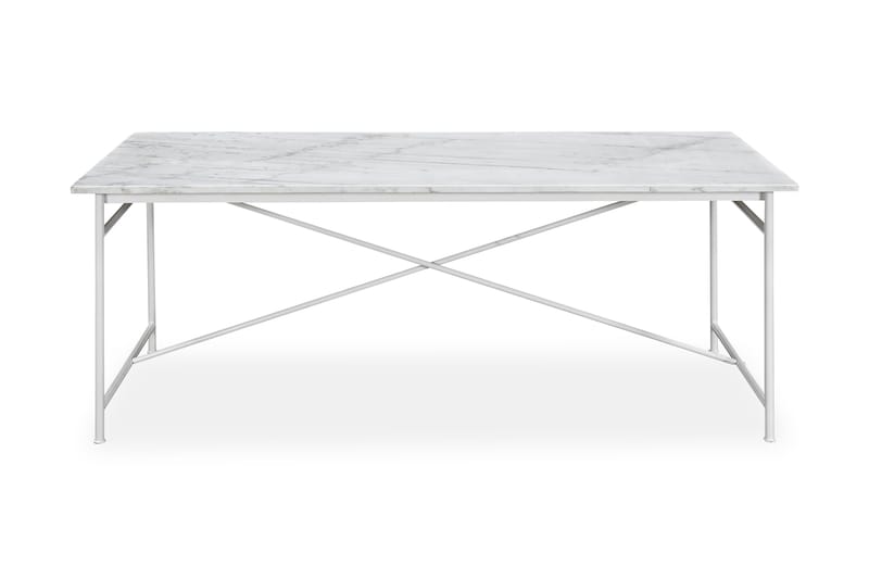 Antwerp Spisebord 200 cm Marmor - Hvit - Spisebord & kjøkkenbord