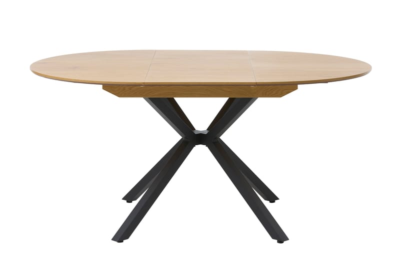 Armando Spisebord 120 cm Rundt - Svart/Beige - Møbler - Bord - Spisebord & kjøkkenbord