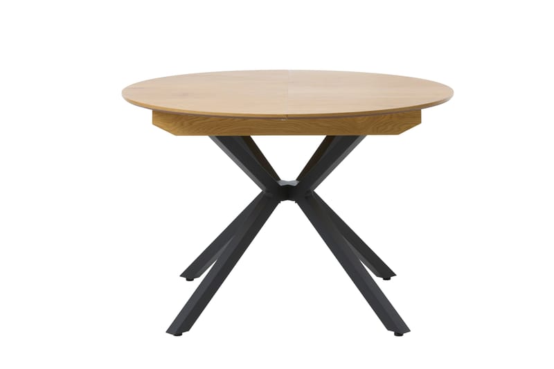 Armando Spisebord 120 cm Rundt - Svart/Beige - Møbler - Bord - Spisebord & kjøkkenbord