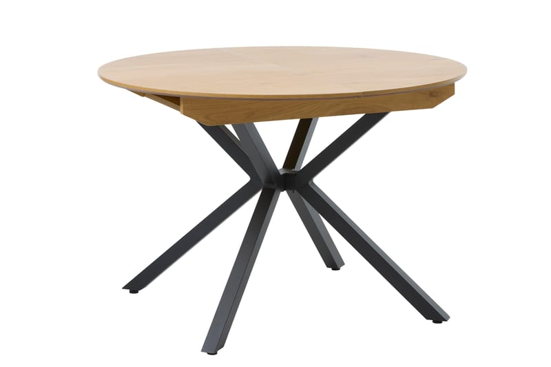 Armando Spisebord 120 cm Rundt - Svart/Beige - Møbler - Bord - Spisebord & kjøkkenbord