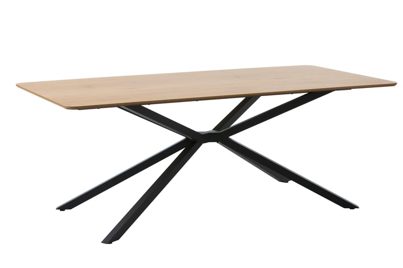 Armando Spisebord 160 cm Rektangulært - Svart/Beige - Møbler - Bord - Spisebord & kjøkkenbord