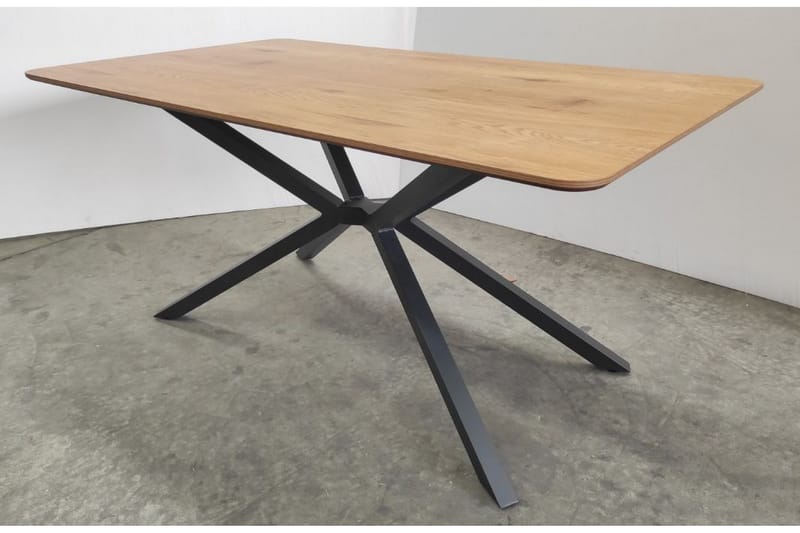 Armando Spisebord 160 cm Rektangulært - Svart/Beige - Møbler - Bord - Spisebord & kjøkkenbord