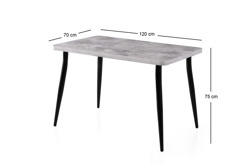 Armenia Spisebord 120 cm Rektangulær - Flerfarget - Møbler - Bord - Spisebord & kjøkkenbord