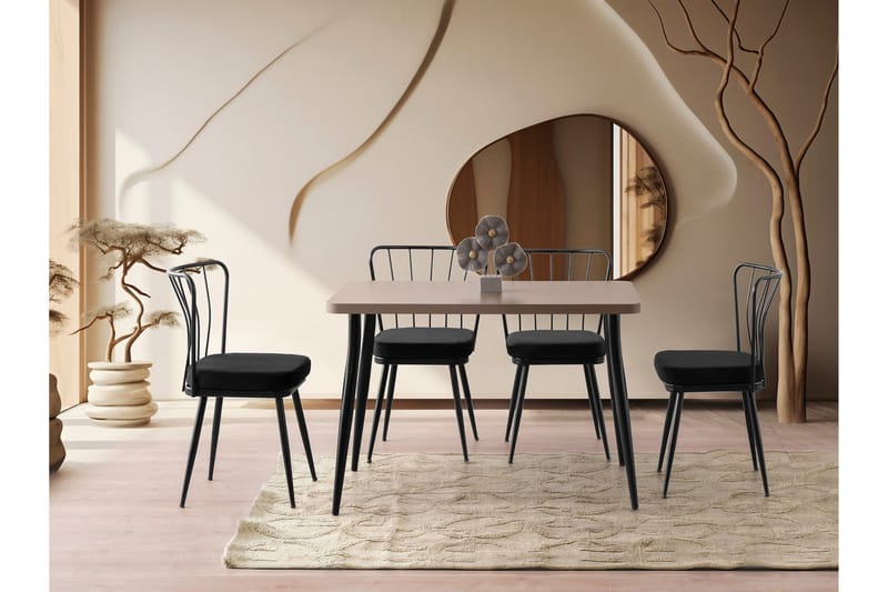 Armenia Spisebord 120 cm Rektangulær - Mokka - Møbler - Bord - Spisebord & kjøkkenbord