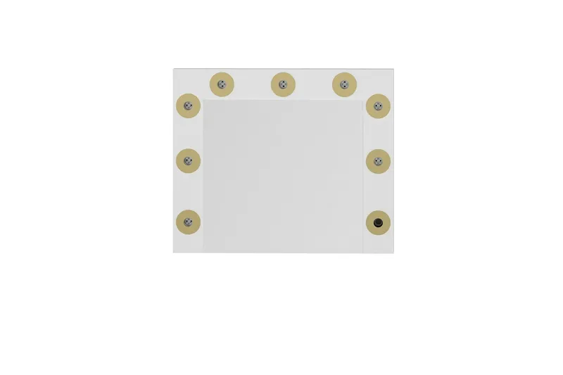 Armin Sminkebord 72 cm - Hvit - Møbler - Bord - Sminkebord & toalettbord - Sminkebord med speil