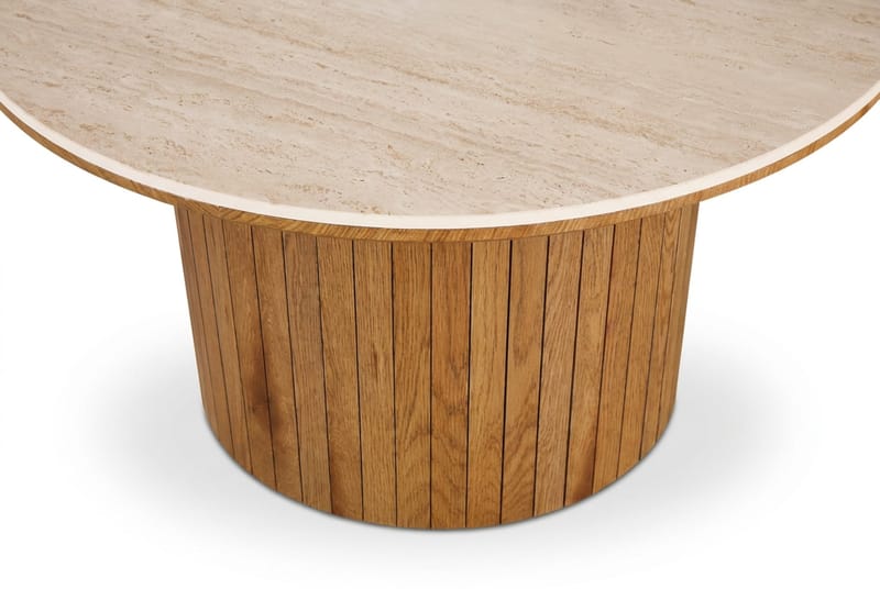 Arvo Salongbord Rundt 80 cm - Eik - Møbler - Bord - Sofabord