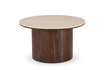 Arvo Salongbord Rundt 80 cm - Valnøtt - Møbler - Bord - Sofabord
