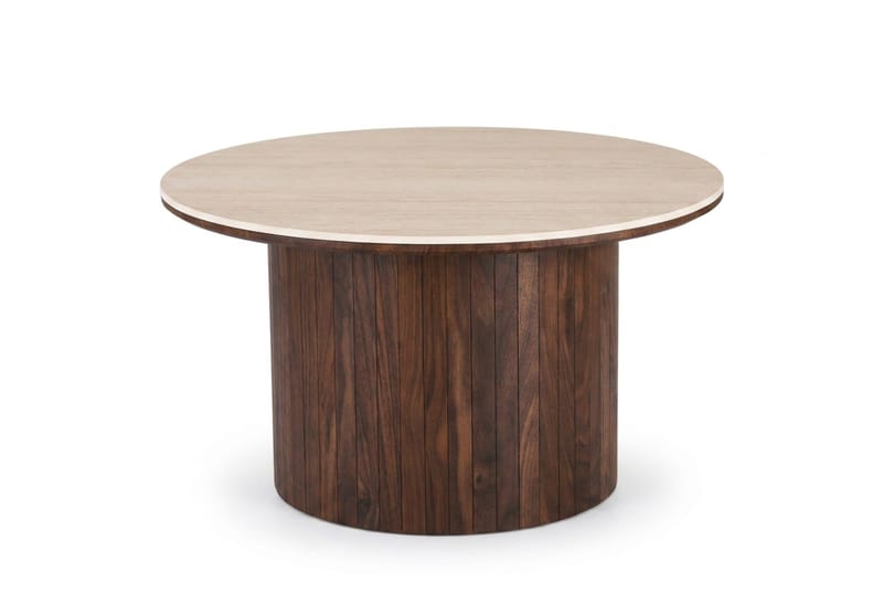 Arvo Salongbord Rundt 80 cm - Valnøtt - Møbler - Bord - Sofabord