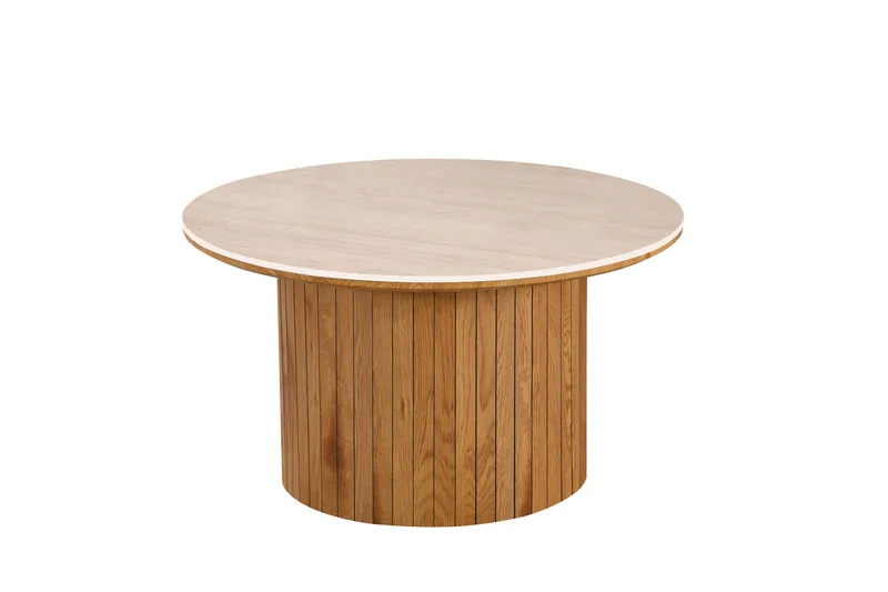 Arvo sofabord rundt 80c m, Eik