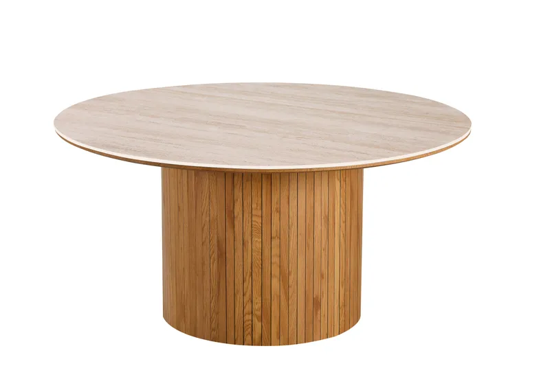 Arvo spisebord rundt 150 cm, Eik