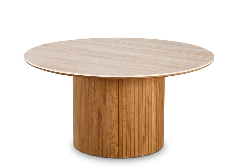 Arvo spisebord rundt 150 cm - Eik - Møbler - Bord - Spisebord & kjøkkenbord