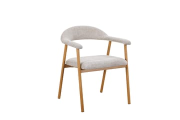 Arvo Spisegruppe rund 120 cm Eik med 4 Ronja Spisestoler - Eik - Møbler - Bord - Spisegrupper